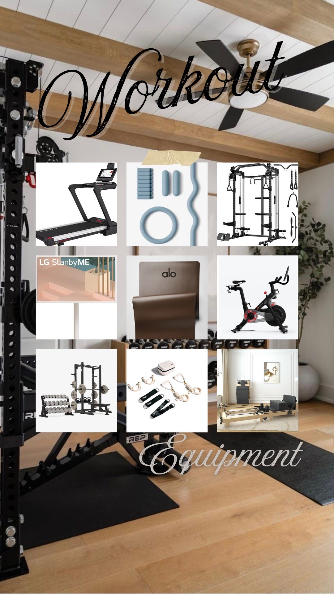 At home workout essentials I either own or have my eye on for this garage makeover! 

At home workout, workout equipment, home gym, treadmill, pilates, yoga mat 

#LTKHome #LTKActive #LTKU