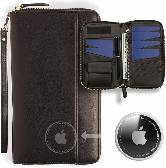 Travel Document Organizer - RFID Passport Wallet Case Family Holder Id Wristlet | Amazon (US)