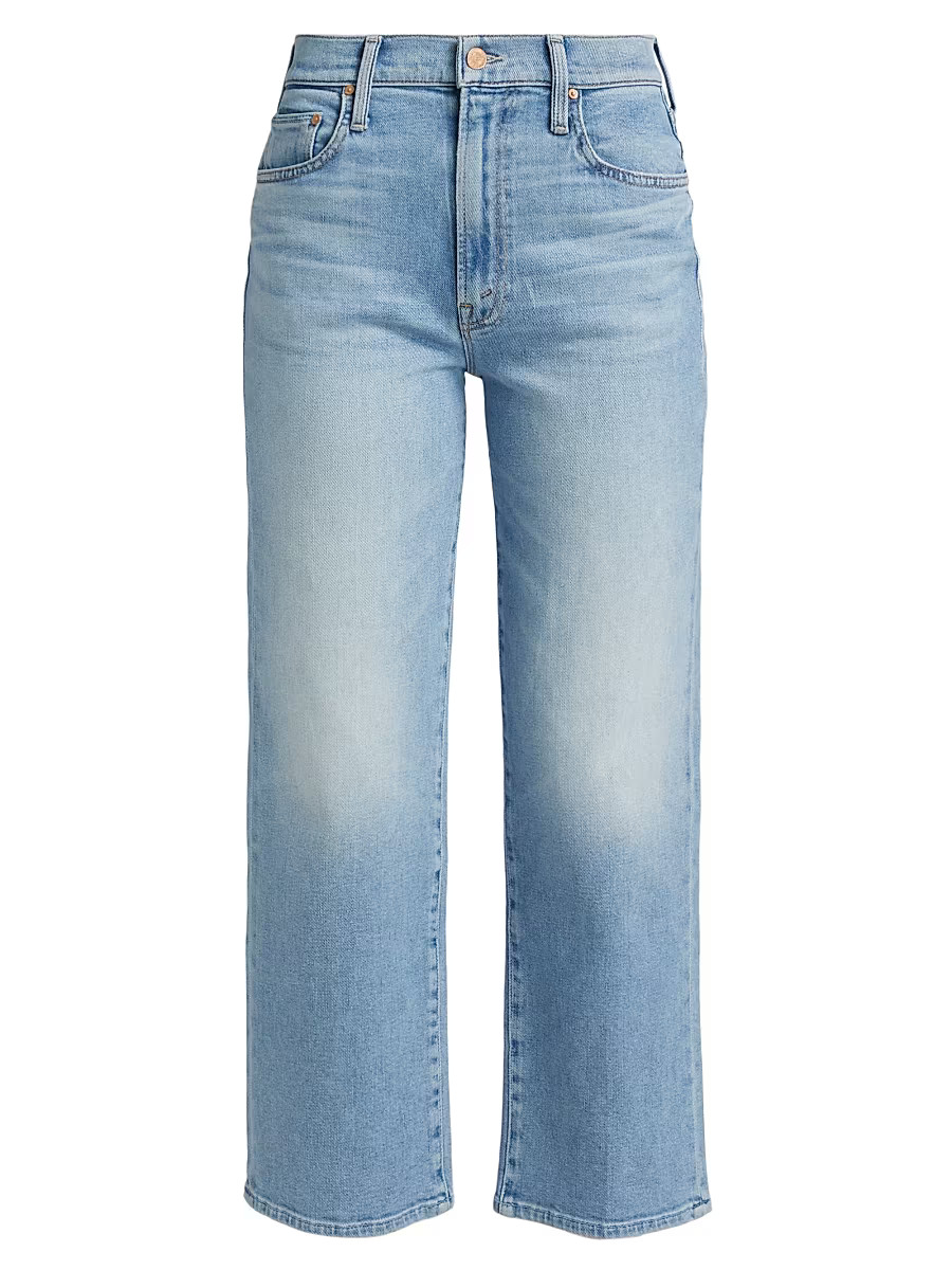 Women's The Rambler High-Rise Stretch Wide-Leg Jeans - Look Ma No Hands - Size 30 | Saks Fifth Avenue