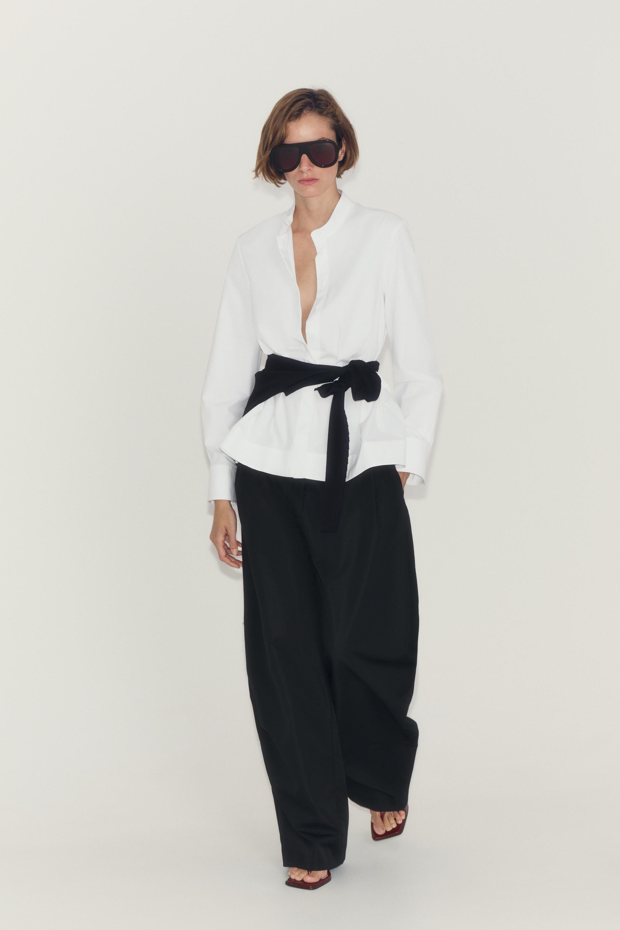 ZW COLLECTION POPLIN SHIRT | Zara US