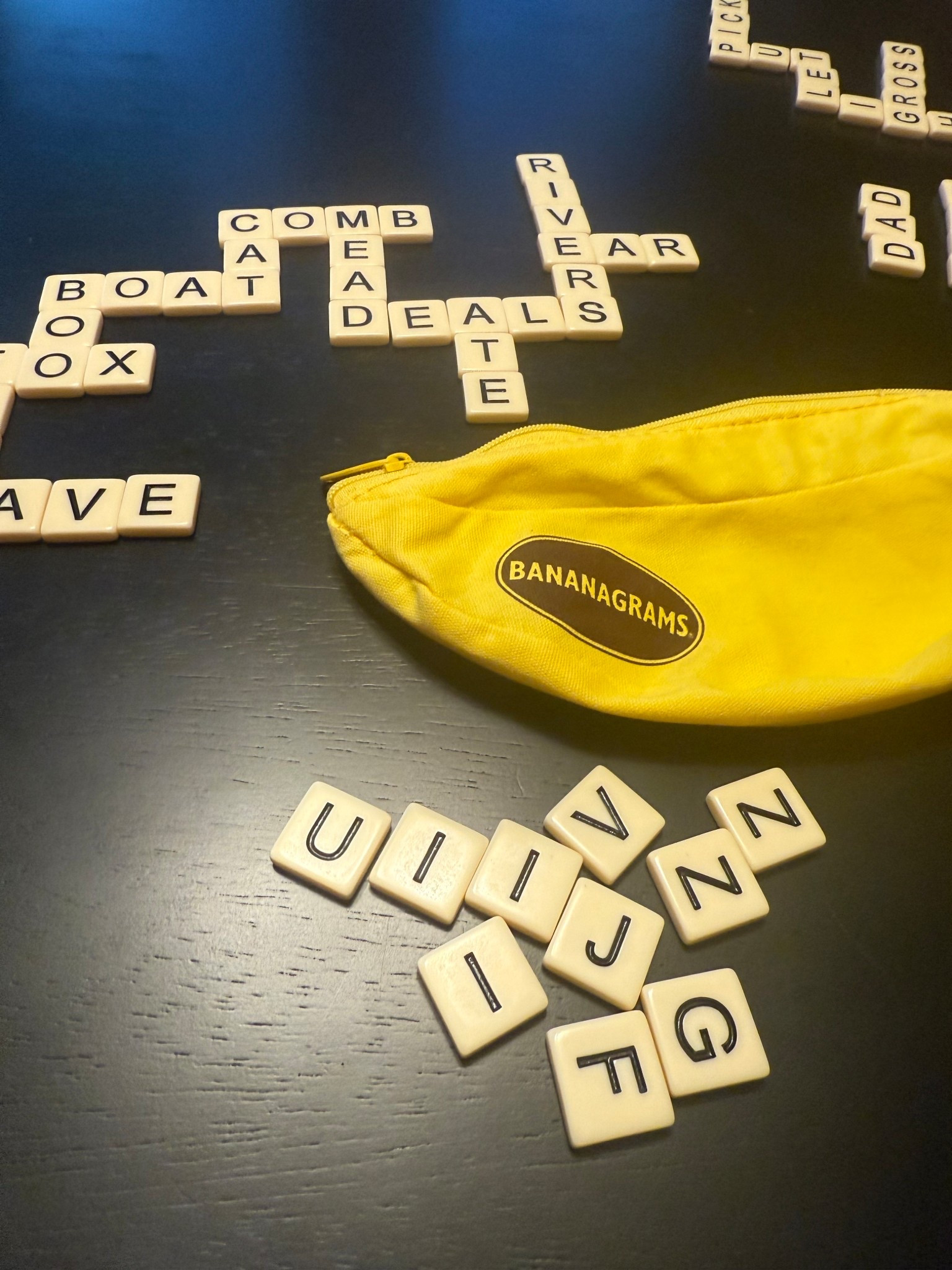 Great Gift Idea 🎁

Bananagrams is a word game where lettered tiles are used to spell words.

Fun for all ages but especially ideal for school aged kids.

#LTKFamily #LTKHoliday #LTKGiftGuide