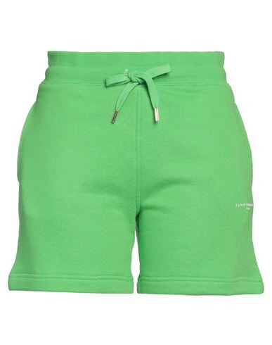 Tommy Hilfiger Woman Shorts & Bermuda Shorts Lime green Size XS Cotton, Polyester | YOOX (US)