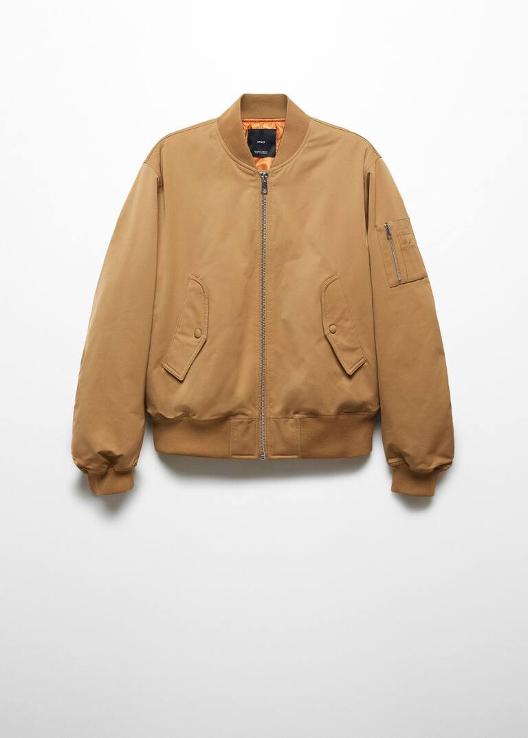 Oversized bomber jacket | MANGO (US)