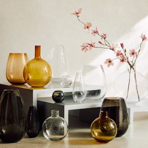 Foundations Glass Vases | West Elm (US)