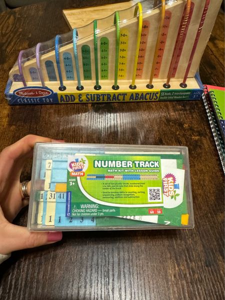 Abacus addition and subtraction number track preschool kindergarten 1st grade first grade homeschool math lessons 

#LTKhome #LTKkids #LTKfamily