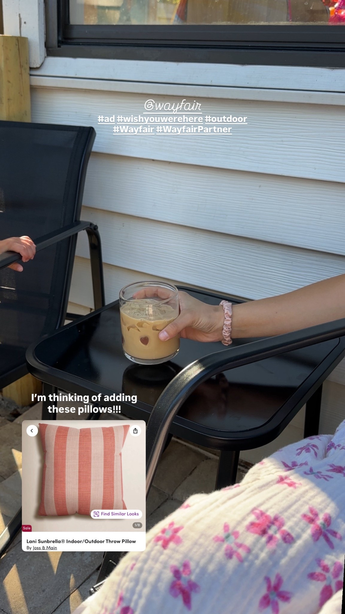 #Ad Favorite purchase recently @wayfair, #wishyouwerehere, #outdoor, #Wayfair,
#WayfairPartner @Shop.LTK #shoptkit