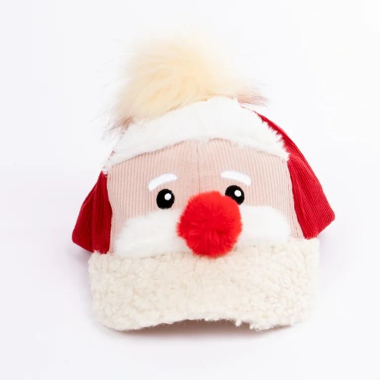 Sherpa Fleece Santa Party Hat, Unisex , by Holiday Time | Walmart (US)
