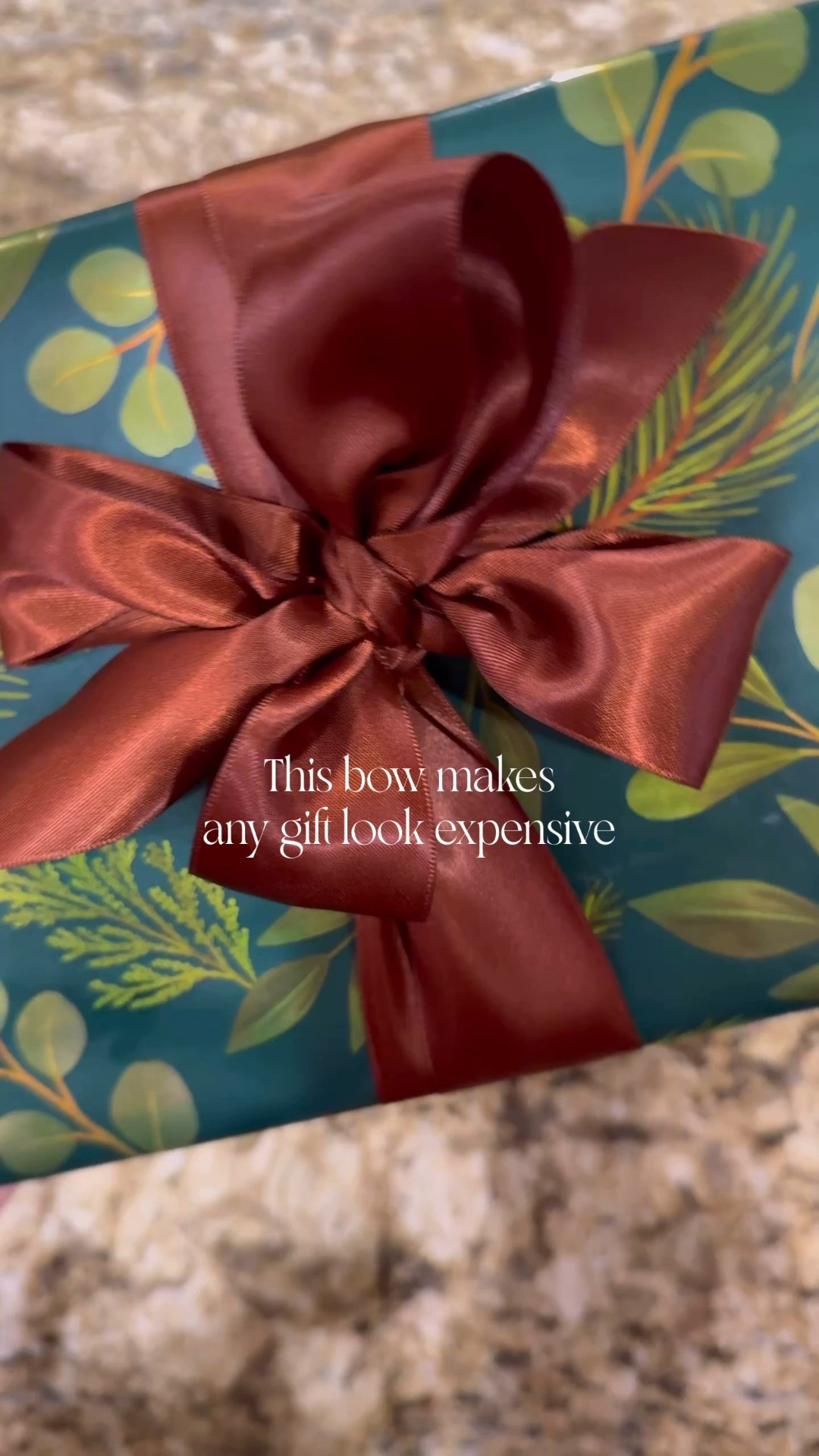 If you asked me how I tied my bows on those inexpensive but oh-so-thoughtful gifts… this little tutorial is for you. This is the easiest, prettiest bow that anyone can do and it takes your wrapping from simple to stunning in seconds.

I used about 3 feet of ribbon and a few quick folds to create this full, luxe four loop bow that looks like it came straight off a boutique gift box. It’s beginner friendly, foolproof, and the perfect way to elevate those budget friendly gift ideas you all loved.

Whether you’re wrapping for teachers, neighbors, friends, or hostess gifts, this bow instantly makes everything feel more special  


#LTKHome #LTKSeasonal #LTKHoliday