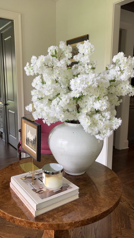 These fake cherry blossoms are on sale! Good fake florals can be so expensive to appropriately fill a vase so I jumped on these when I saw the sale 

#LTKhome #LTKSeasonal #LTKsalealert