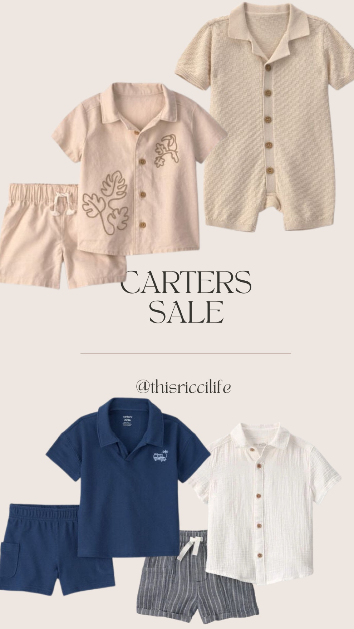 @Carters SALE take use code SUMMER20 for 60% off 

#LTKSaleAlert #LTKKids #LTKSwim
