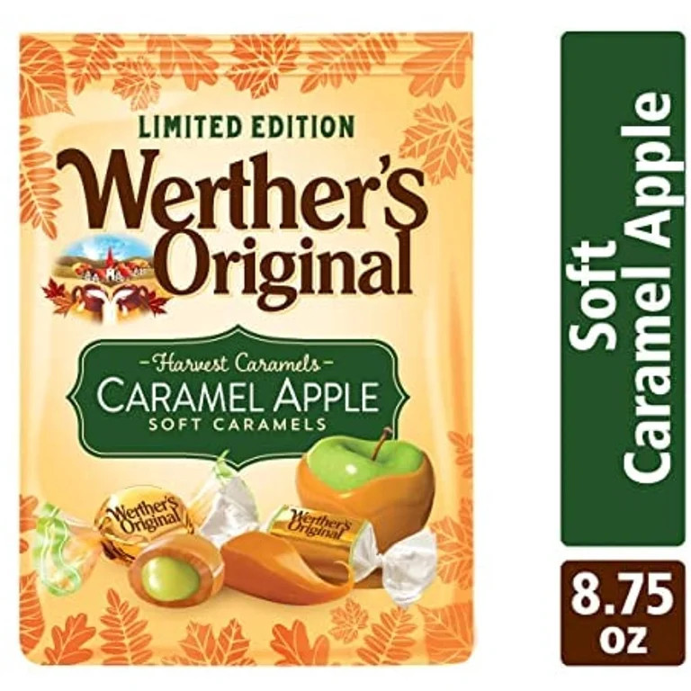 Werthers Original Soft Harvest Apple Caramel Candy, 8.57 Oz Bag - Walmart.com | Walmart (US)