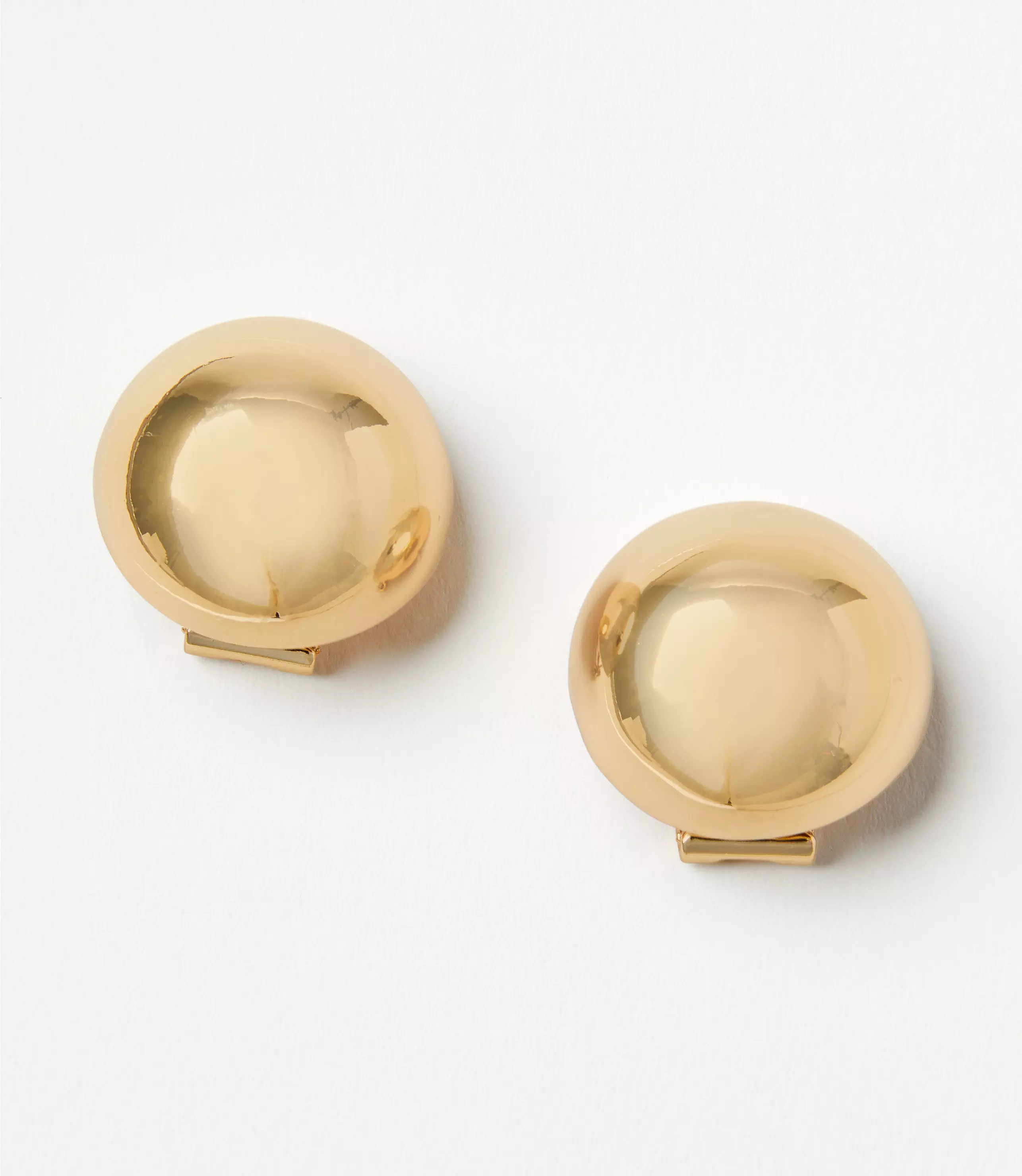 Oversized Metal Stud Earrings | LOFT