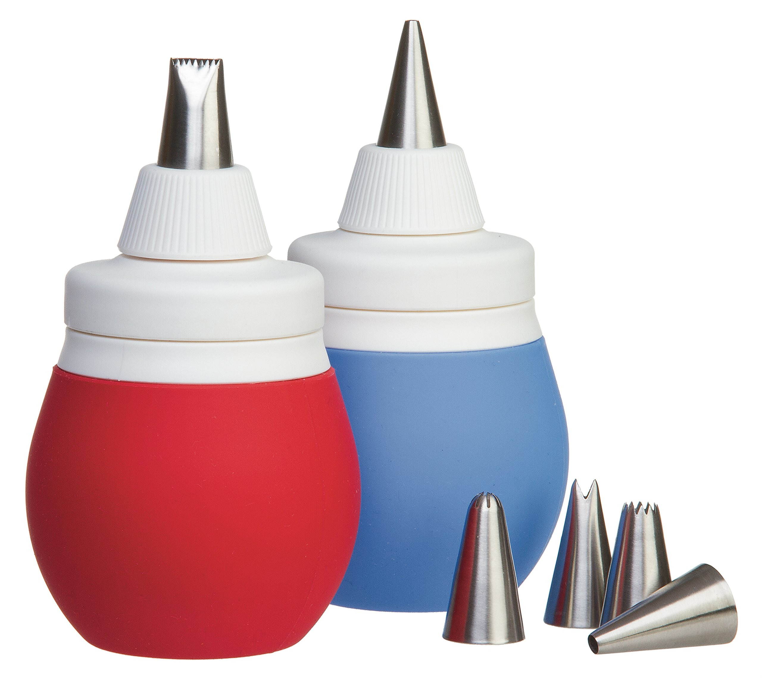 Prepworks by Progressive 8-Piece Frosting Bulb Decorating Kit (Red) | Amazon (US)