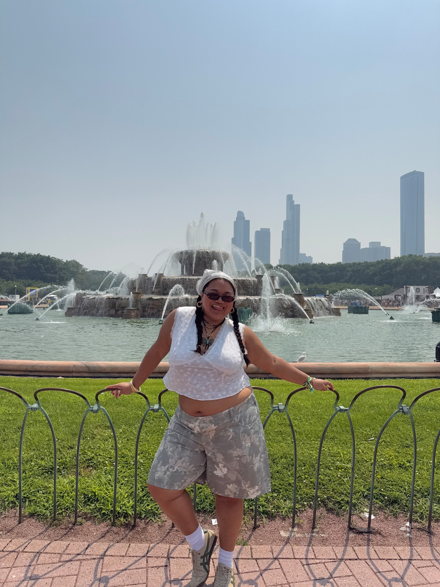 plus size Lollapalooza music festival outfit🤸‍♀️ sizes I’m wearing: top 18, jorts US 20

#LTKPlusSize #LTKSeasonal #LTKStyleTip