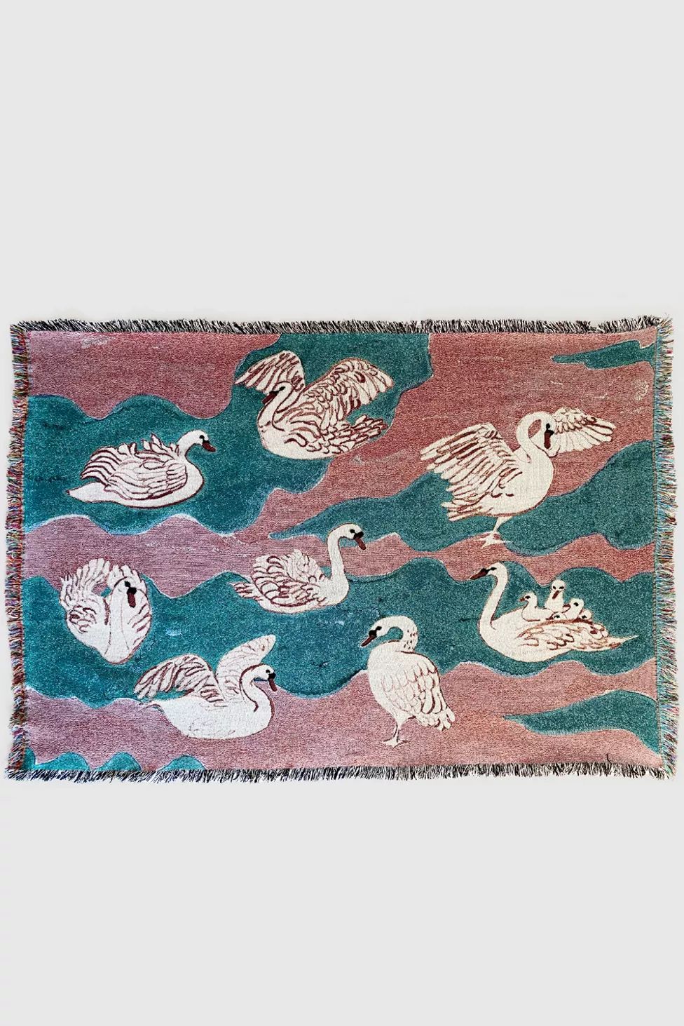 Olivia Wendel Swan Blanket | Urban Outfitters (US and RoW)