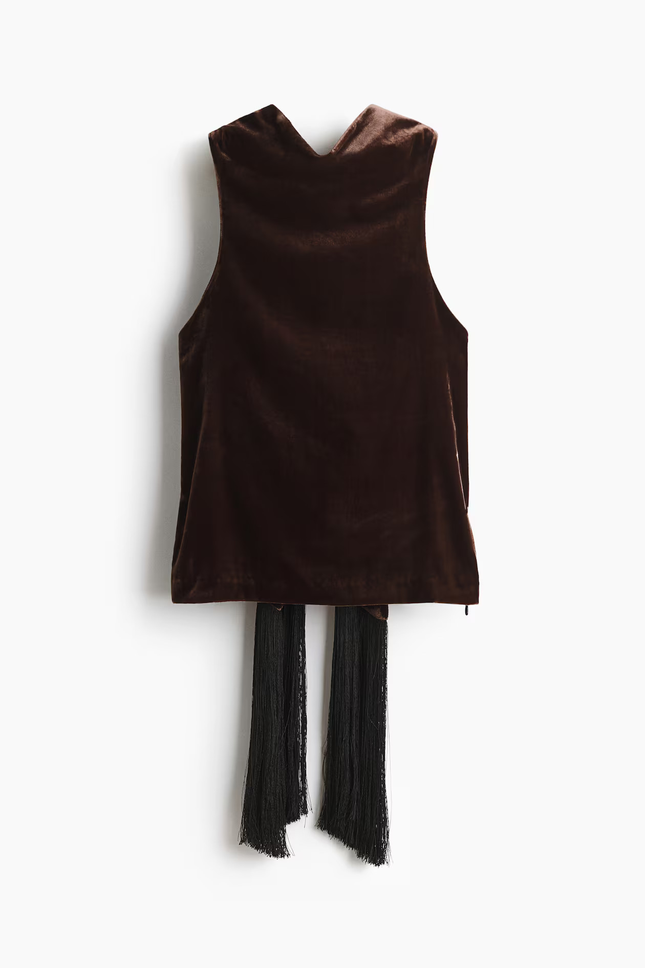 Velvet halterneck top | H&M (UK, MY, IN, SG, PH, TW, HK)