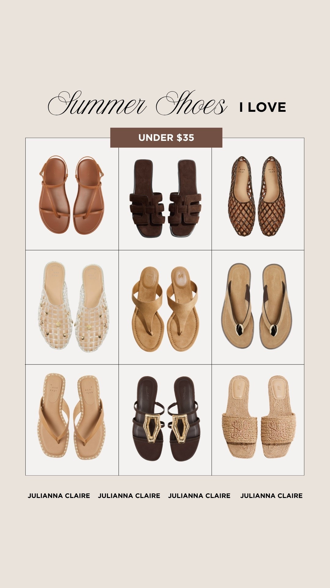 Must have summer sandals and shoes that are under $35!

#LTKSeasonal