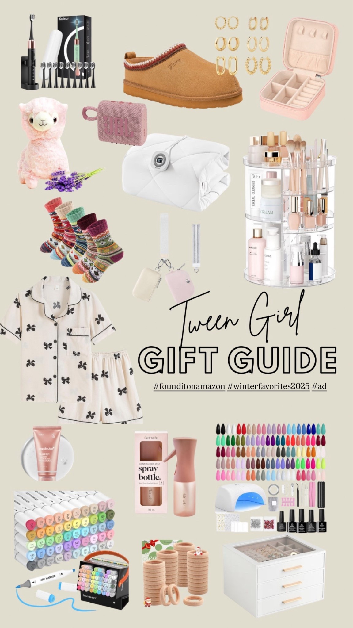 Teen/Tween Girl Gift Guide - Gifts start at under $5.00.

#founditonamazon #ad
#WinterFavorites2025 @amazon

#LTKHoliday #LTKCyberWeek #LTKGiftGuide