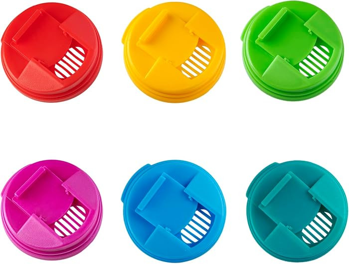 6 Pack Reusable Drink Covers, Can Covers for Soda Cola Can Lid Covers Round Protector, Reusable P... | Amazon (US)