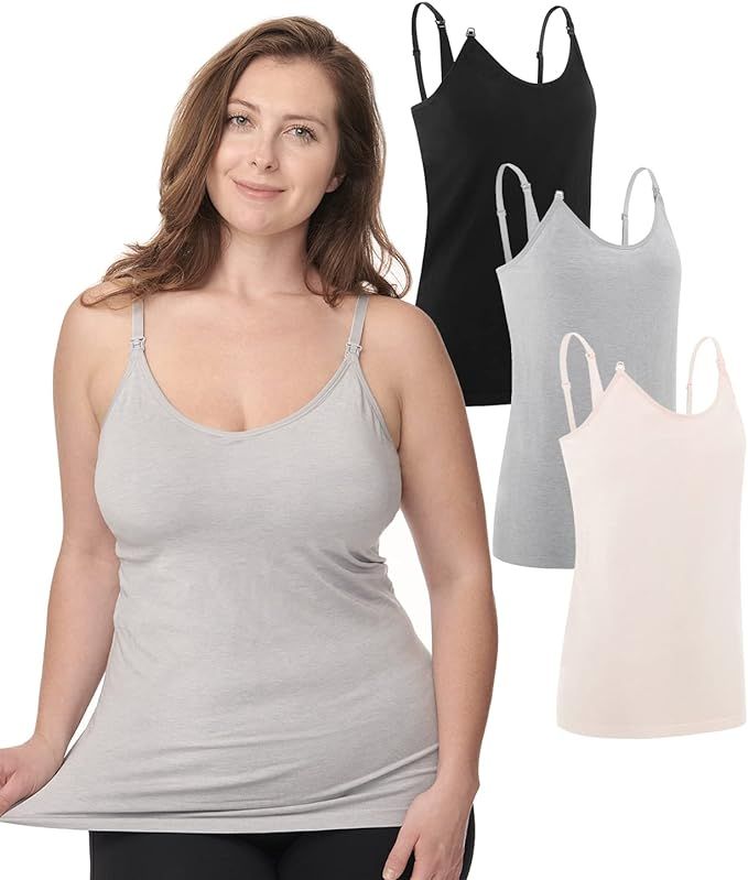 Under Control Nursing Cami Tank Tops for Breastfeeding Women Nursing Tops Maternity Shirts, Camis... | Amazon (US)