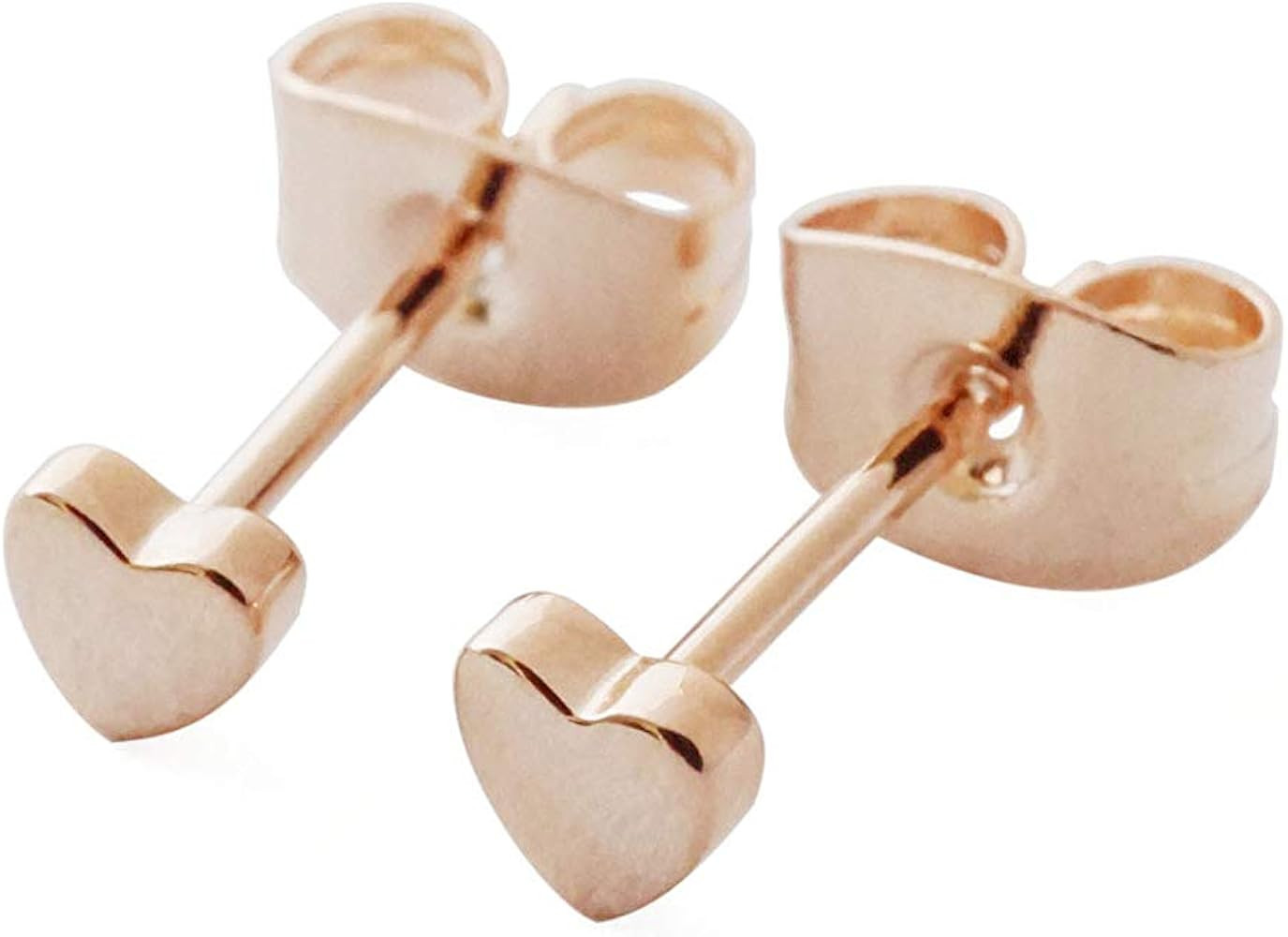 HONEYCAT Tiny Heart Stud Earrings in Gold, Rose Gold, or Silver | Minimalist, Delicate Jewelry | Amazon (US)