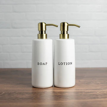 Signature Soap and Lotion Dispenser Set | Hardeman Home