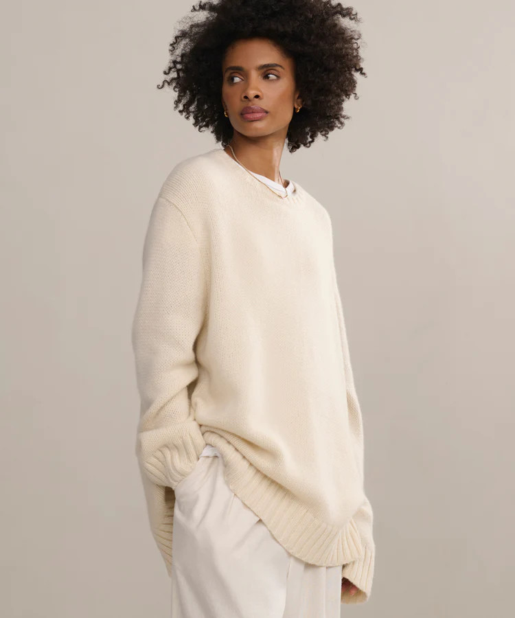 Cashmere Amelia Crewneck | Jenni Kayne
