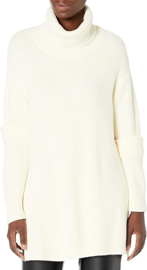 The Drop Women's Grayson Super Soft Drop-Shoulder Turtleneck Sweater | Amazon (US)