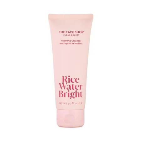 The Face Shop Rice Water Bright Foaming Cleanser 150ml | Vegan| Brightening | Rice Water | Hydrating | Rice Bran Oil | K-Beauty | Walmart (US)