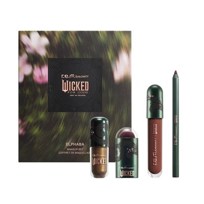 r.e.m. beauty Wicked For Good Elphaba Makeup Set - 7.2oz/4pc - Ulta Beauty | Target