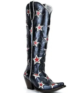 Ariat Women's Casanova Americana Star Leather Tall Boots | Dillard's | Dillard's