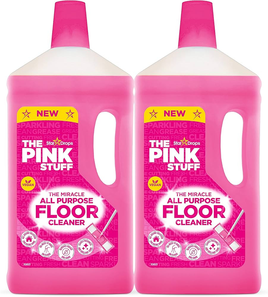 Stardrops - The Pink Stuff - The Miracle All Purpose Floor Cleaner - Pack of 2, 67.6 Fl Oz (82375... | Amazon (US)