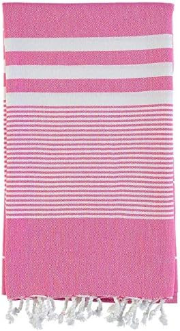 LOOMANGO 100% Cotton Ultra Soft Turkish Towels (Elegant Hot Pink) | Amazon (US)