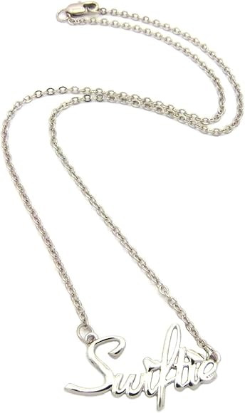New 'Swiftie' Pendant &2mm/18" Link Chain Celebrity Fans Fashion Necklace XC500R | Amazon (US)