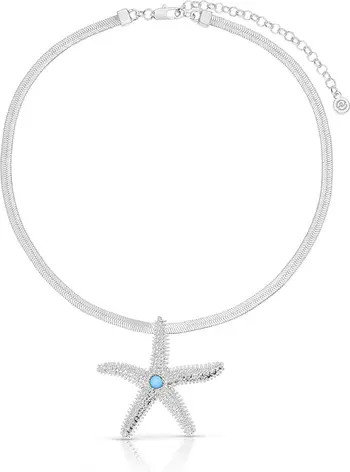 Mermaid Cove Starfish Pendant Necklace | Nordstrom