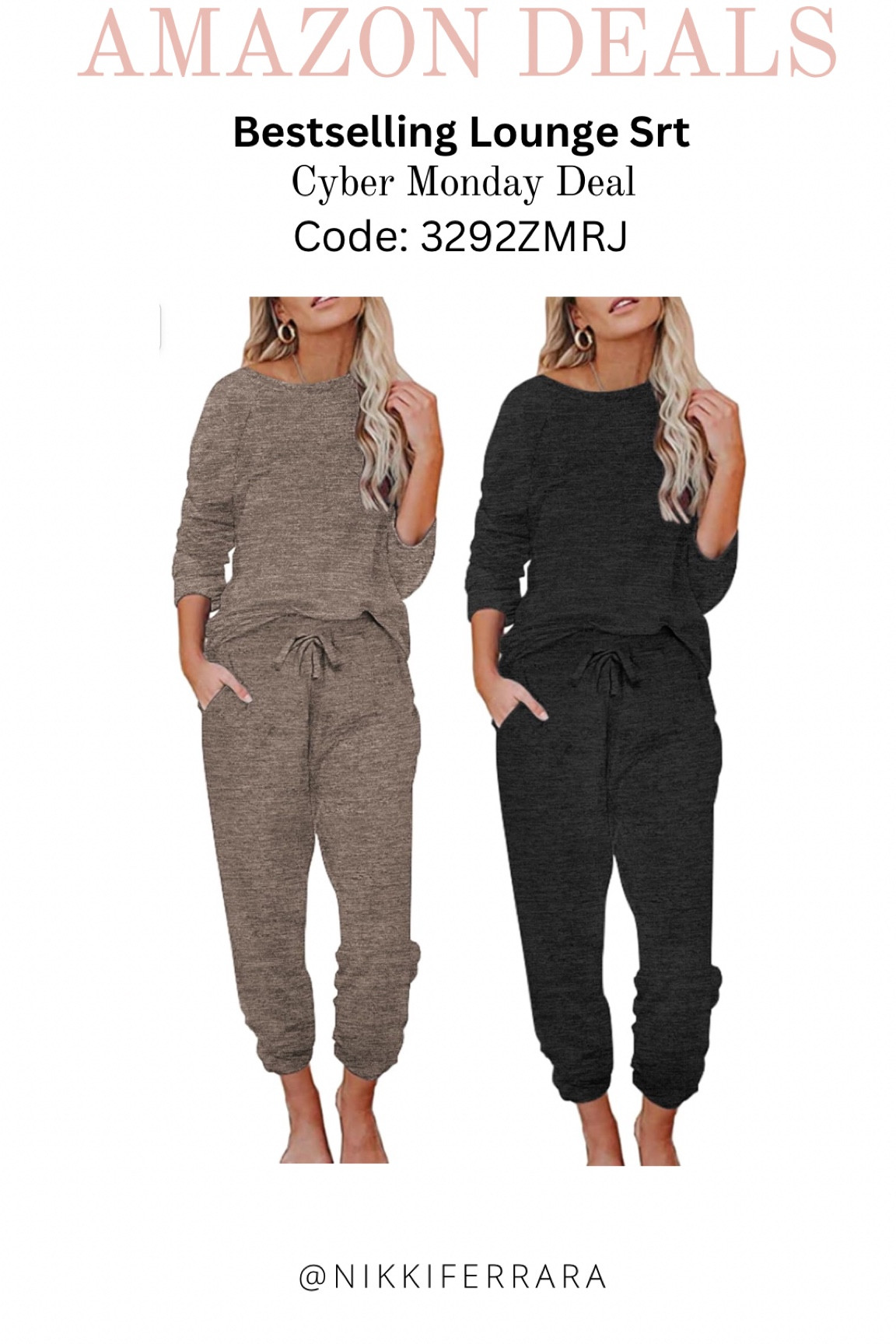 AMAZON CYBERMONDAY 🖤 THE BEST LOUNGE SET 40% off

Black Friday, Amazon Black Friday, joggers, loungewear Amazon gift guide, gift guide for her, gifts for her, gifts for friends, gifts for mom, Pink puffer vest, puffer vest, puffer jacket, winter jacket, hostess gift, bag, cross body bag, toddler outfits, toddler 2 piece sets, two piece sets, Amazon two pieces sets, Loungewear,  2 piece sets, women’s two piece sets, play kitchen, play house, kids playhouse, bounce house, rainbow bounce house, aesthetic kids toys, aesthetic toys, wine glasses, colored wine glasses, slippers, platform slippers 

#LTKGiftGuide #LTKHoliday #LTKCyberWeek