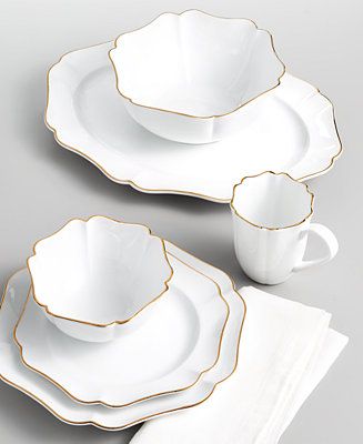 Martha Stewart Collection Baroque Dinnerware Collection, Created for Macy's & Reviews - Dinnerwar... | Macys (US)
