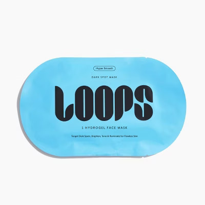 LOOPS Hyper Smooth Dark Spot Treatment Hydrogel Face Mask - 0.19oz | Target