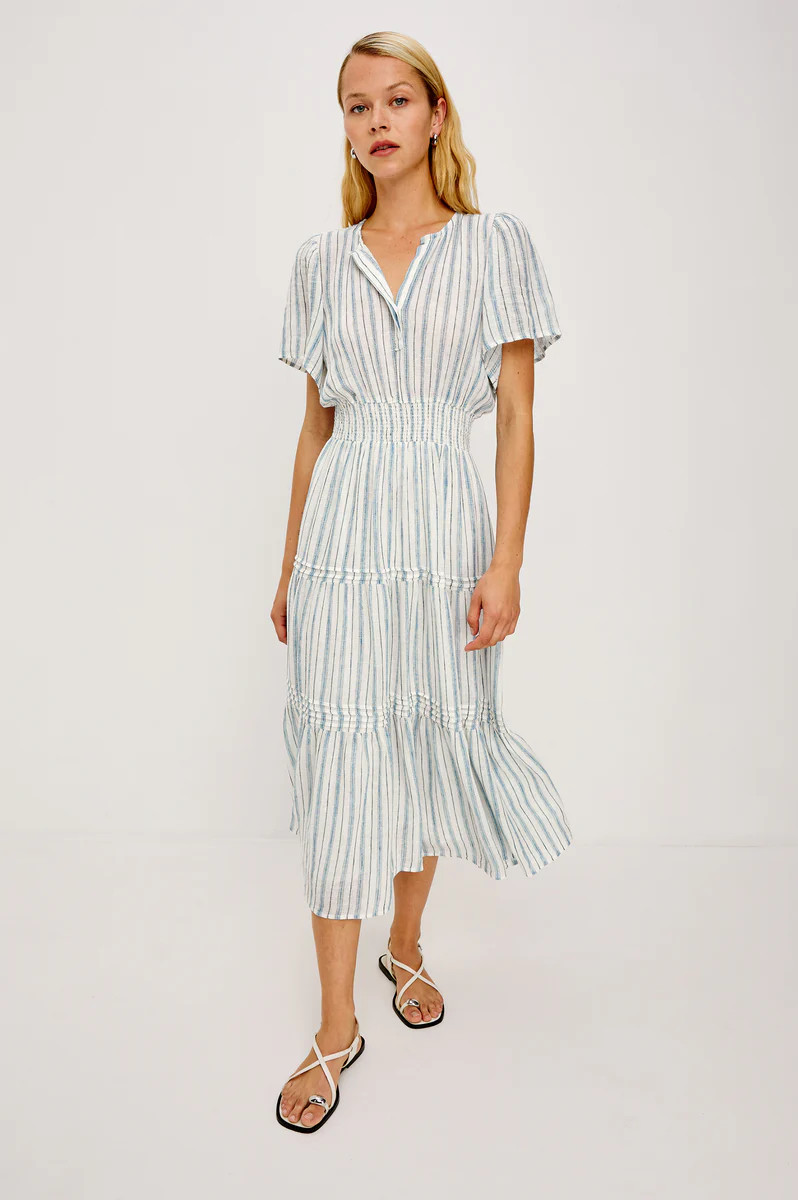 CANNES DRESS - WINDWARD STRIPE | Rails