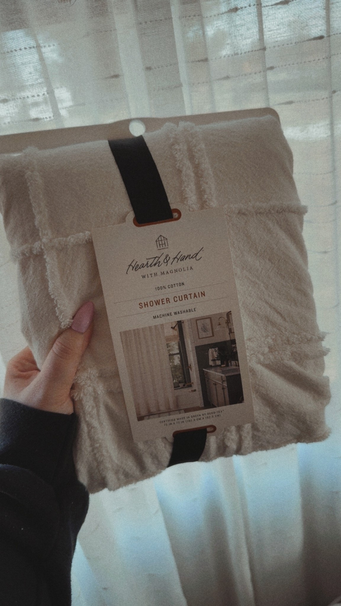 A simple neutral moment for the bathroom 🤍 This cream shower curtain from Hearth & Hand is the perfect mix of cozy, boho, and farmhouse. Such an easy way to elevate the space. 🧺 hearth and hand shower curtain | hearth and hand target | target home decor | neutral shower curtain | cream shower curtain | white shower curtain | farmhouse bathroom decor | boho bathroom decor | neutral bathroom aesthetic | cozy bathroom decor | minimalist bathroom | bathroom refresh ideas | target bathroom finds | neutral home decor | modern farmhouse home | cottage style home | simple home styling | home decor finds | bathroom decor inspiration | affordable home decor

#LTKSpringSale #LTKmorningroutine #LTKHome