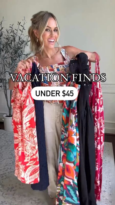 Vacation outfits under $45! Wearing xs in everything
There are so many cute affordable finds for vacation!! Love the prints and details on these options



#LTKFindsUnder50 #LTKStyleTip #LTKOver40