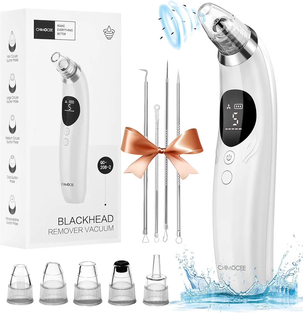 Blackhead Remover Pore Vacuum, Upgraded Black Head Remover for Face, Electric Acne Comedone White... | Amazon (US)