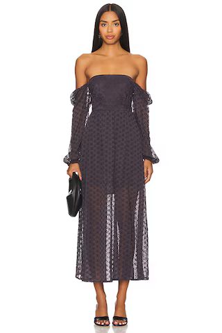 Malina Maxi Dress in Dark Scales | Revolve Clothing (Global)