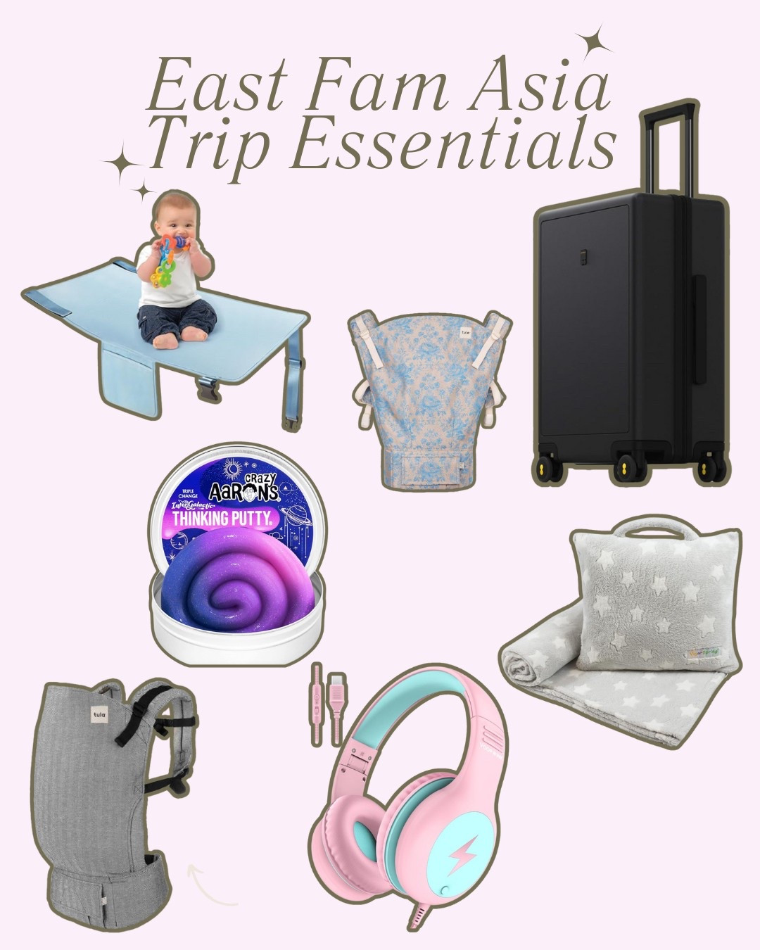 All the travel goodies 

#LTKFamily #LTKTravel #LTKItBag