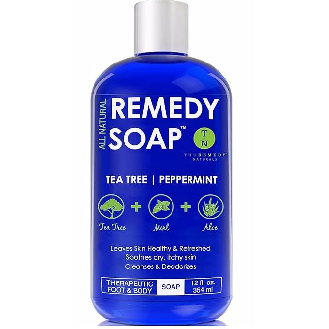 Remedy Soap Tea Tree Oil Body Wash, Helps Body Odor, Athlete’s Foot, Jock Itch, Ringworm, Yeast... | Amazon (US)