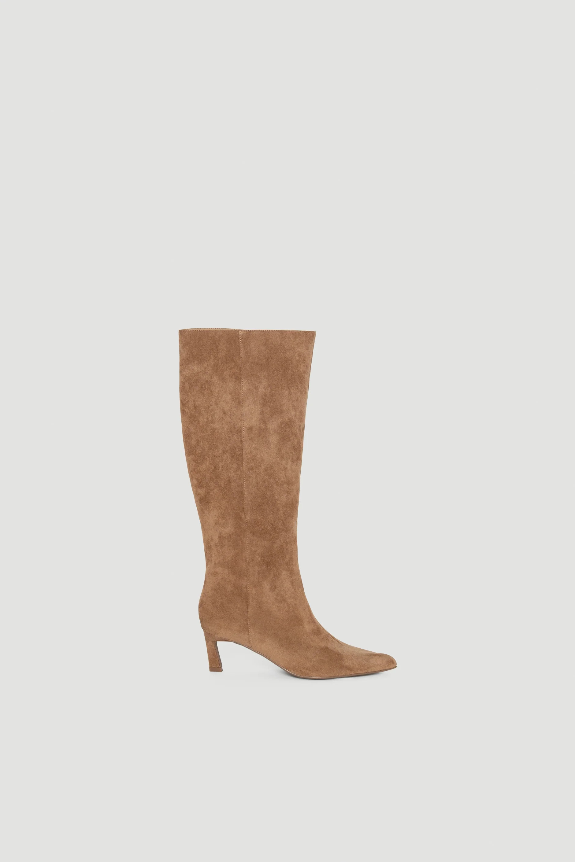 Tiana Knee High Boots - Mocha | DECJUBA