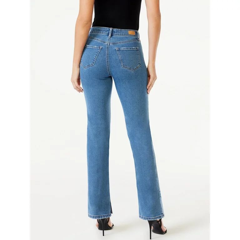 Sofia Jeans Women's Eden Slim Straight Super High Rise Classic 90s Jeans | Walmart (US)