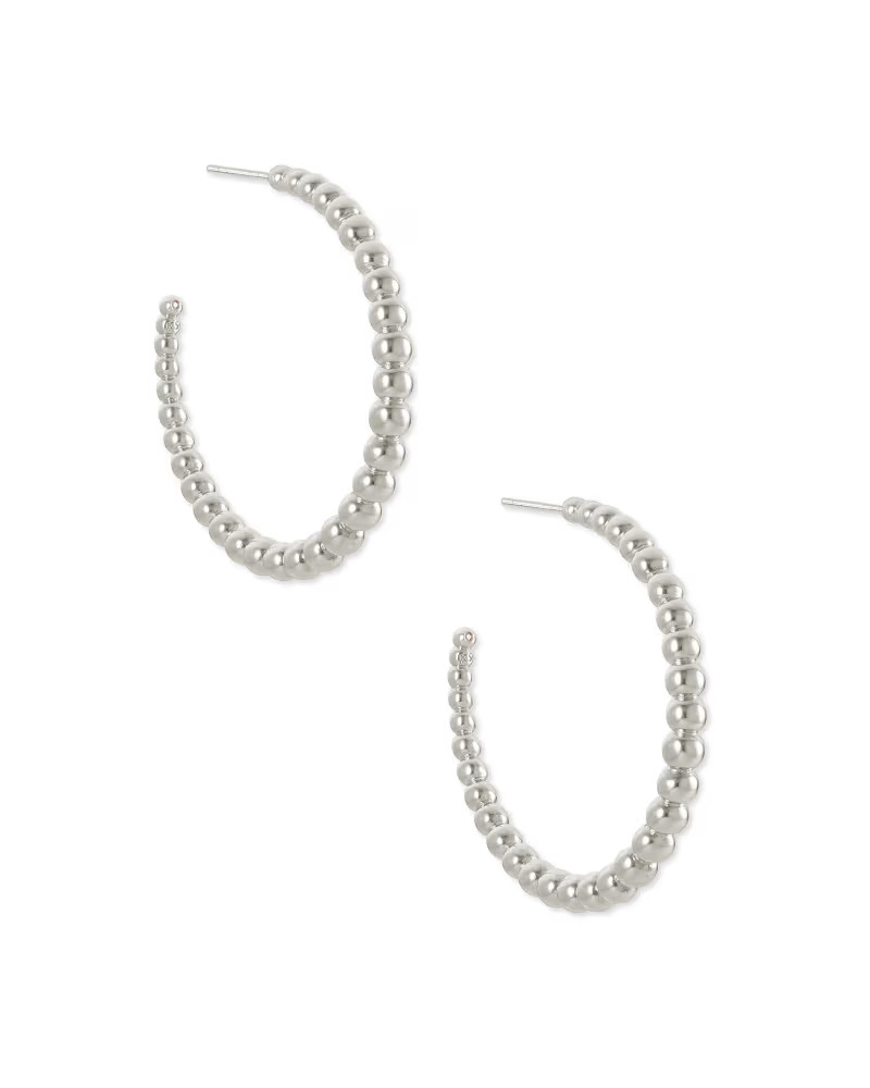 Josie Hoop Earrings in Silver | Kendra Scott