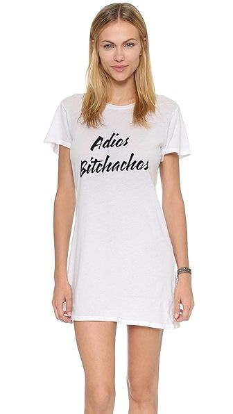 Beach Riot Adios Tee Dress - Creme | Shopbop