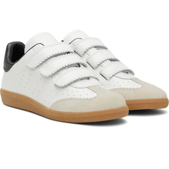 ISABEL MARANT
Beth Perforated Leather Grip-Strap Sneakers | Poshmark